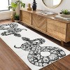 Living Room Rug Washable Modern Snake Gothic Area Rug Stain Resistant Easy Cleaning Carpet Non Slip Low Pile Area Rug - 3 of 4