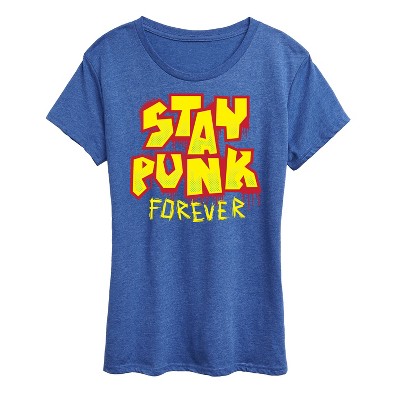 Women's - Instant Message - Stay Punk Forever Short Sleeve Graphic T-Shirt