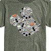 Men's - Disney - Mickey Pattern Silhouette Short Sleeve Graphic T-Shirt - 2 of 4