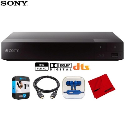 Sony Blu-ray DVD Player Dolby Digital TrueHD/DTS  + 1 Year Warranty Bundle