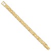 Black Bow Jewelry 10mm 10k Yellow Gold Nugget Link Bracelet, 8 Inch - 2 of 4