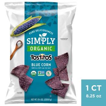 Simply Tostitos Blue Corn Tortilla Chips - 9oz