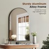 Kumasinova Arched Bathroom Wall Mirror,Vanity Mirror with Metal Frame,Bathroom Mirrors for Over Sink,Bedroom,Entryway,Living Room - 4 of 4