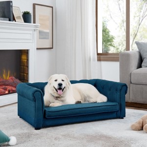 UbMelt Dog Bed Elegant Rectangle Pet Bed for Medium and Large Dogs  Comfy Dog Couch Durable Elevated Dog Sofa Bed Modern and Stylish Dog Sofa - 1 of 4