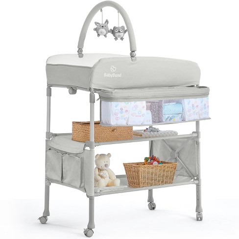 BabyBond Portable Baby Changing Table White