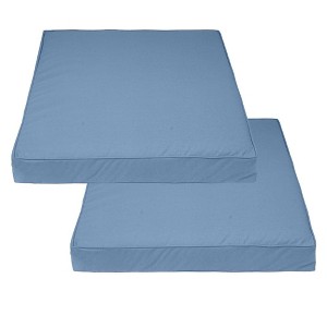 Covers&All Square Cushion Slipcover for Patio Couch Sofa Seats Cover only, Pack of 2 - 1 of 4