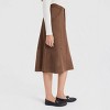 Women's Faux Suede Midi A-Line Skirt - Universal Thread™ - 3 of 4