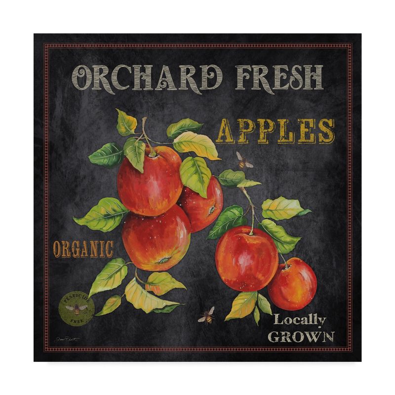 Trademark Fine Art -Jean Plout 'Orchard Fresh Apples' Canvas Art, 2 of 4