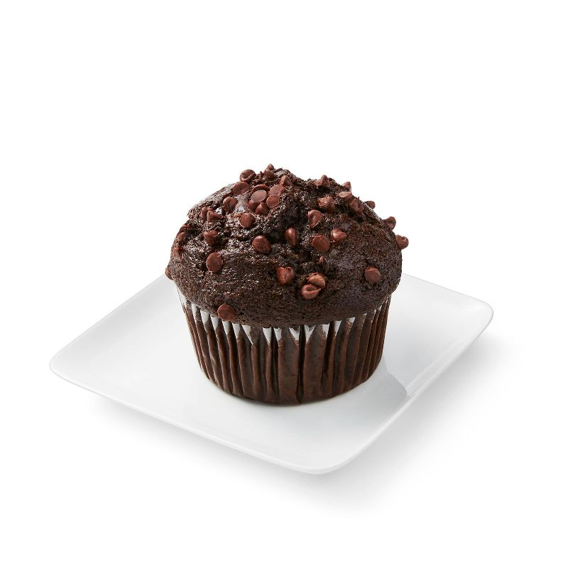 Double Chocolate Chip Muffins - 16oz/4ct - Favorite Day&#8482;, 3 of 7