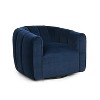 Christopher Knight Home Zarabel Indoor Modern Upholstered Swivel Accent Barrel Club Chair - 4 of 4