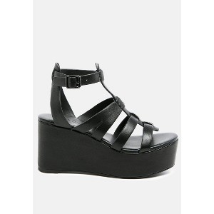 Windrush Cage Wedge Leather Sandal - 1 of 4