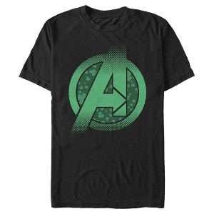 Men's Marvel St. Patrick's Day Avengers' Logo T-Shirt - 1 of 4