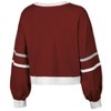 NCAA Indiana Hoosiers Women's Long Sleeve V-Neck T-Shirt - 2 of 3