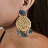 SHINE by Sterling Forever Woven Stud Drop with Resin - 2 of 2