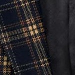 black plaid