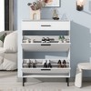 KTMBDW Shoe Cabinet with Drawers, Hidden Wood Shoe Cabinet,Freestanding Shoe Storage Cabinet for Entryway Hallway - 3 of 4