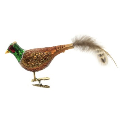 Old World Christmas 2.0" Pheasant Ornament Bird  -  Tree Ornaments