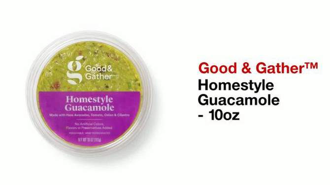 Homestyle Guacamole - 10oz - Good & Gather&#8482;, 2 of 9, play video