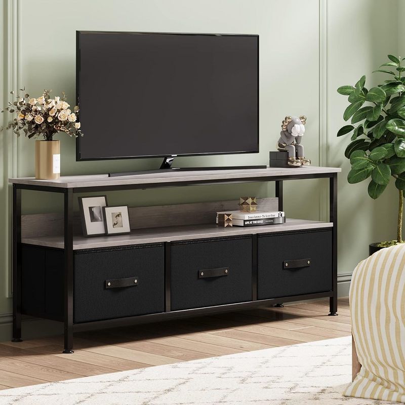 Whizmax Dresser TV Stand, Entertainment Center with Storage, 55 Inch TV Stand for Bedroom Small TV Stand Dresser with Drawers for Living Room, 4 of 9