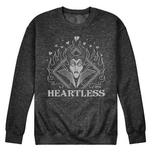 Men's - Disney Villains - Maleficent Heartless Graphic Fleece Sweatshirt - 1 of 4