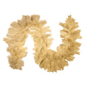 Kurt Adler 9 Foot Unlit Cream Garland - 1 of 2