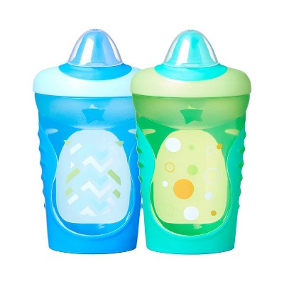 Tommee Tippee Hold Tight 2pk Baby Sippy Cup - 9+ Months - Blue/Green 11oz