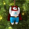 5.25" Christmas Fabric Superhero Ornament Polar Bear - Wondershop™ - 2 of 3