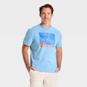 Camiseta gráfica de manga corta para hombre - Goodfellow & Co™ x Reyn Spooner Azul