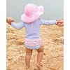 RuffleButts Girls UPF50+ Sun Protected Swim Hat - 2 of 2
