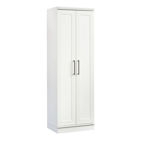 Sauder Wardrobe/Storage Cabinet, White Finish