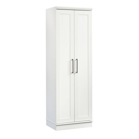 Homeplus Storage Cabinet Soft White, Sauder Homeplus Collection Storage Cabinet Soft White Finish