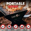 GasOne 15-inch Portable Charcoal Grill  - Foldable BBQ Grill - Camping Grills for Backyard, Bonfire, Patio - Heavy-Duty Portable Fire Pit - 3 of 4
