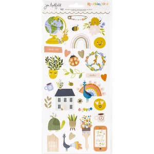 Jen Hadfield Reaching Out Cardstock Stickers - Icons, 62pcs - 1 of 2