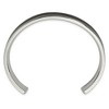Black Bow Jewelry Men's 10mm Stainless Steel, Black Plated & Carbon Fiber Cuff Bracelet - 2 of 4