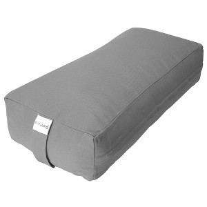 Sol Living Yoga Bolster Pillow with Removable Cover Rectangle - 1 of 4
