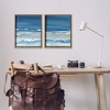 Stupell Industries Crashing Beach Wave Shore, 17" x 21" - 2 of 4
