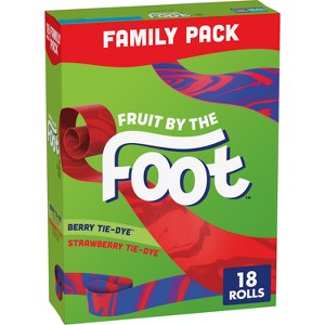 Fruit By The Fruit Berry & Strawberry Tie-Die - 13.5oz/18ct - 1 of 4