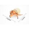 Collectible Wildlife Gifts | Hermit Crab Toy. Crustaceans, Museum Quality Rubber Model, Ocean, Beach, Sea, Animal, Hand Painted, 5" CH095 BB85 - 2 of 4