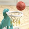 Kids Swing Slide Set Freestanding Climber Slide Playset Structure with Basketball Hoop Indoor Outdoor Playground for Boys Girls Green - 4 of 4