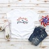 The Juniper Shop Patriotic Stars And Stripes Cursive Toddler Short Sleeve Tee - 2 of 2