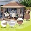 WhizMax Pop Up Outdoor Gazebo with Removable Curtains and Silver Coated Canopy - 2 of 4