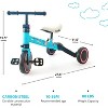 Toddler Bike with Adjustable Seat Height, Removable Pedals, Carbon Steel Frame for 10-36 Months - 3 of 4