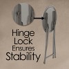 Hasting Home Backless 18-Inch Folding Stool with 225lb Capacity - 3 of 4