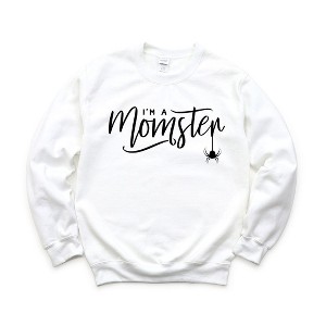 Simply Sage Market Women's Graphic Sweatshirt I'm A Momster - 1 of 4