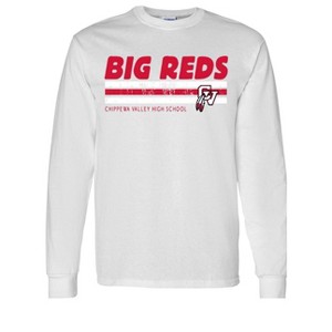 Adult Chippewa Valley High School Big Reds Name & Graphic