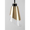 Mitzi Angie 1 - Light Pendant in  Aged Brass/Black Clear Shade - 3 of 4