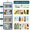 PAVILIA Travel Hanging Toiletry Bag Women Men, Large Capacity Makeup Kit, Waterproof Cosmetic Storage Organizer Case - 4 of 4