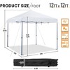 Yaheetech Pop-up Canopy Tent 12'X12' for Home Backyard Parties - 3 of 4