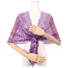 INSPIRE CHIC Women's Sequin Shawls and Wraps for Evening Dresses Fringed Sparkly Scarf 1Pc - 3 of 4
