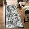 Washable Oriental Runner Rug,Low-Pile Non-Shedding Indoor Carpet for Hallway, Bedroom, Kitchen & Laundry - 2 of 4